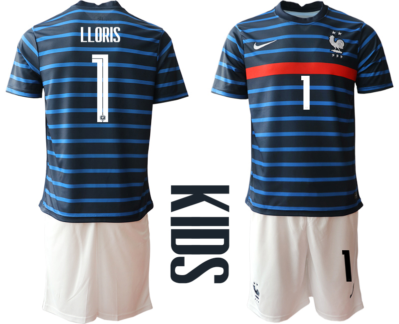 2021 France home Youth #1 soccer jerseys->youth soccer jersey->Youth Jersey